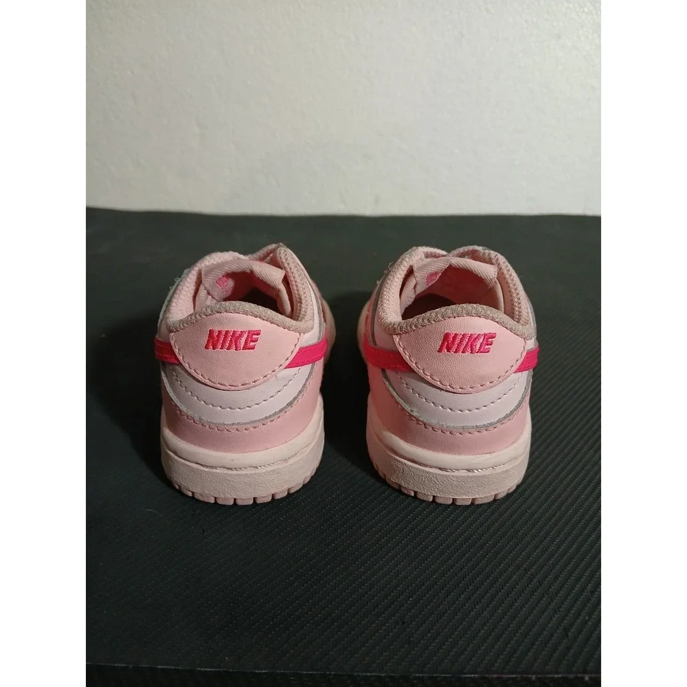 Nike Dunk Low Triple Pink Toddler Size 4C DH9761-600